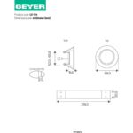 Geyer LED Φωτιστικό ασφαλείας tube 5W 6500K 215lm