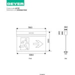 Geyer LED Φωτιστικό ασφαλείας 4W 6500K 35lm - Image 2