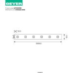 Geyer Ταινία LED Eco 7.2W 12V 6500K 800lm IP65