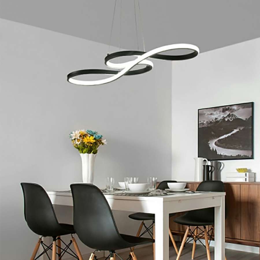 LEG-22002_ROOM3 ΦΩΤΙΣΤΙΚΟ LED GIRONA BLACK - Image 1