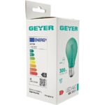 Geyer Λάμπα LED Color A60 4W E27 πράσινo 300lm - Image 2