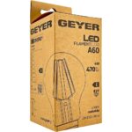 Geyer Λάμπα LED Κλασική Filament A60 4W E27 4000K 470lm - Image 3