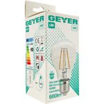 Geyer Λάμπα LED Κλασική Filament A60 6W E27 4000K 600lm dim - Image 2