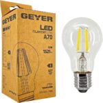 Geyer Λάμπα LED Κλασική Filament Α70 12W E27 2700K 1521lm - Image 4