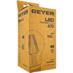 Geyer Λάμπα LED Κλασική Filament Α70 12W E27 2700K 1521lm - Image 3