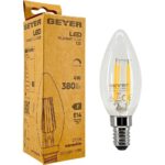 Geyer Λάμπα LED Κερί Filament C35 4W E14 2700K 380lm dim - Image 3