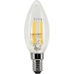 Geyer Λάμπα LED Κερί Filament C35 4W E14 2700K 380lm dim