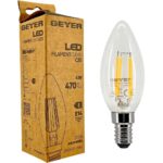 Geyer Λάμπα LED Κερί Filament C35 4W E14 2700K 470lm - Image 4