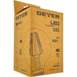 Geyer Λάμπα LED Γλόμπος Filament G95 12W E27 4000K 1521lm - Image 3