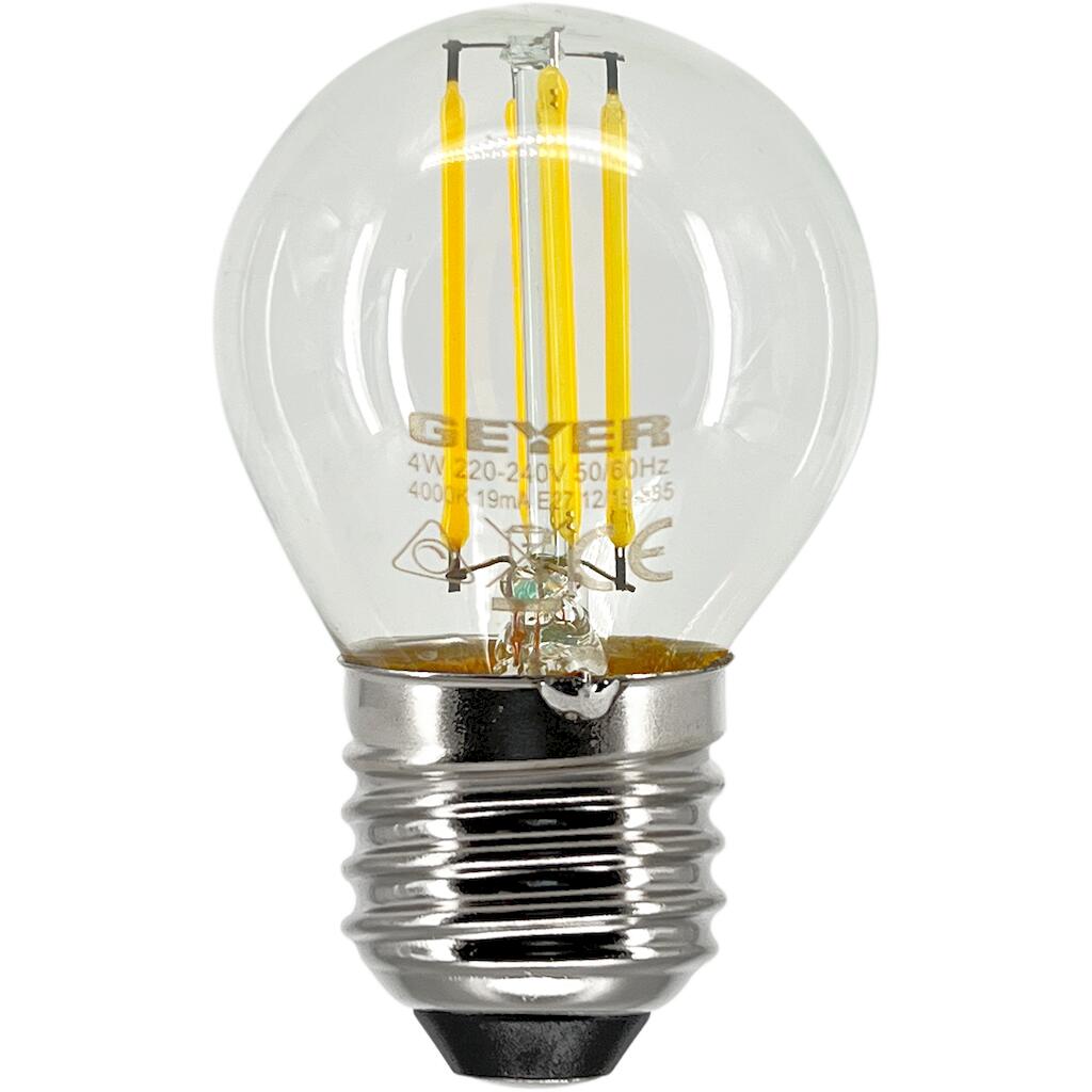 LFGLC274D_4 Geyer Λάμπα LED Σφαιρική Filament G45 4W E27 4000K 380lm dim - Image 1
