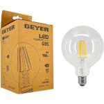 Geyer Λάμπα LED Γλόμπος Filament G95 6W E27 4000K 700lm