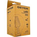 Geyer Λάμπα LED Γλόμπος Filament G95 6W E27 4000K 700lm - Image 4