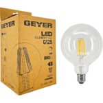 Geyer Λάμπα LED Γλόμπος Filament G125 8W E27 4000K 880lm dim - Image 4