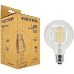 Geyer Λάμπα LED Γλόμπος Filament G95 6W E27 2700K 700lm - Image 2