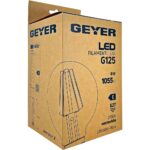 Geyer Λάμπα LED Γλόμπος Filament G125 8W E27 2700K 1055lm