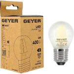 Geyer Λάμπα LED Σφαιρική Filament matt G45 4W E27 4000K 400lm - Image 2