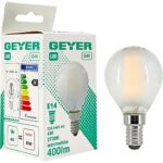 Geyer Λάμπα LED Σφαιρική Filament matt G45 4W E14 2700K 400lm - Image 3