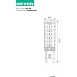 Geyer Λάμπα LED G9 4.8W 3000Κ 470lm - Image 2