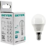 Geyer Λάμπα LED Σφαιρική G45 2.5W Ε14 4000K 250lm