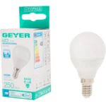 Geyer Λάμπα LED Σφαιρική G45 3W Ε14 4000K 250lm - Image 2