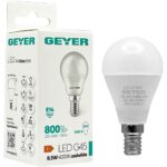 Geyer Λάμπα LED Σφαιρική G45 8.5W E14 4000K 800lm - Image 2