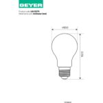 Geyer Λάμπα LED Κλασική εντόμων Α60 5W Ε27