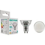 Geyer Λάμπα LED PAR16 Glass 4.9W GU10 3000K 550lm 120°