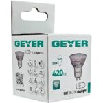 Geyer Λάμπα LED PAR16 Glass 4.9W GU10 6500K 550lm 120°
