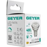 Geyer Λάμπα LED PAR16 Glass 4W GU10 2700K 400lm 36° dim - Image 4