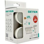 Geyer Λάμπα LED PAR16 5W GU10 4000K 470lm 4+1 ΔΩΡΟ
