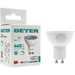 Geyer Λάμπα LED PAR16 6W GU10 3000K 445lm 38° dim