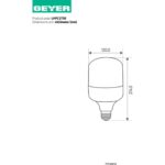 Geyer Λάμπα LED High Power Premium 36W E27 4000K 3850lm PF>0.9 IP44 - Image 3