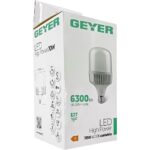 Geyer Λάμπα LED High Power Economy 70W E27 4000K 6300lm IP44 με αντάπτορα Ε40