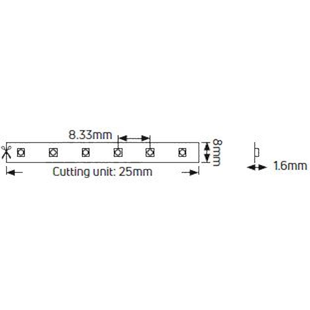 LP144124033_1 Geyer Ταινία LED Premium 14.4W 12V 4000K 1400lm IP33 - Image 1