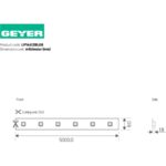 Geyer Ταινία LED Premium 14.4W 12V μπλε IP68 - Image 2