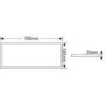 Geyer LED Panel Avra 120x60 60W 3000K 6000lm UGR<19 - Image 2
