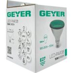 Geyer Λάμπα LED PAR38 15W E27 πράσινo IP65