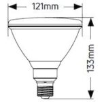 Geyer Λάμπα LED PAR38 15W E27 3000K 1100lm 12-24V AC/DC IP65 - Image 4