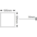 Geyer LED Panel Eco 60x60 40W 6500K 4000lm - Image 2