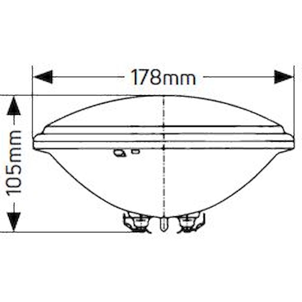 LP56D18_1 Geyer Λάμπα LED Πισίνας PAR56 18W 6500K 1550lm 12V AC/DC IP68 - Image 1