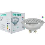 Geyer Λάμπα LED Πισίνας PAR56 18W RGB 12V AC/DC IP68 με controller - Image 4