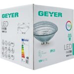 Geyer Λάμπα LED Πισίνας PAR56 18W RGB 12V AC/DC IP68 με controller - Image 3