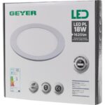 Geyer PL LED 18W 6500K 1550lm Φ200mm γκρι - Image 3