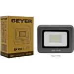 Geyer Προβολέας LED Economy 10W 4000K 900lm IP65 μαύρος - Image 4