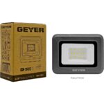 Geyer Προβολέας LED Economy 10W 6500K 900lm IP65 μαύρος - Image 4