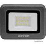 Geyer Προβολέας LED Economy 10W 6500K 900lm IP65 μαύρος