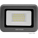 Geyer Προβολέας LED Economy 20W 6500K 1800lm IP65 μαύρος - Image 3