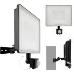 Geyer Προβολέας LED Frosty 50W 4000K 5000lm IP65 μαύρος με ανιχνευτή κίνησης
