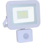 Geyer Προβολέας LED 20W 3000K 1700lm IP44 λευκός με αισθητήρα κίνησης