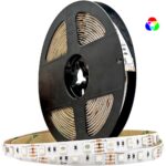 Geyer KIT Ταινίας LED 7W 12V RGB IP20 5m + Αντάπτορας με διακόπτη + Χειριστήριο IR 24Key